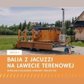 Mobilna Balia Bania Mobilne Jacuzzi Sauna spa wynajmę 
