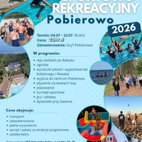 Lato 2026 z UKS DZIEWIĄTKA Kalisz! Sport, zabawa, przygoda i niezapomniane wspomnienia 